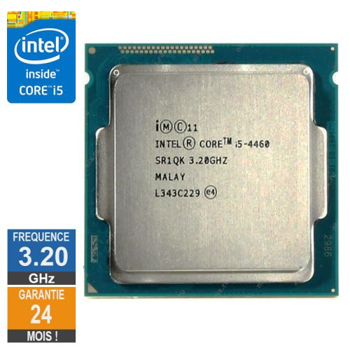 Acheter Processeur Intel Core I5-4460 3.20GHz SR1QK FCLGA1150 6Mo État correct - 38,06 € Processeur Intel Core I5-4460 3.20GHz SR1QK FCLGA1150 6Mo État correct - Intel reconditionné disponible sur Fnac