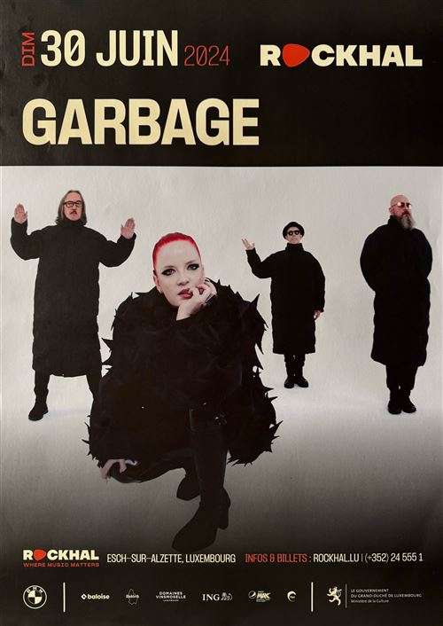 Affiche - Garbage - Concert Luxemburg 2024 - 60x86cm État correct - N/A reconditionné disponible sur Fnac