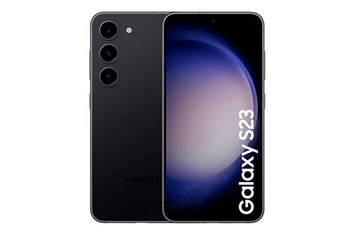 Samsung Galaxy S23 - 5G smartphone - double SIM - RAM 8 Go / Mémoire interne 256 Go - OLED display - 6.1"" - 2340 x 1080 pixels (120 Hz) - 3 x caméras arrière 50 MP, 12 MP, 10 MP - front camera 12 MP - noir fantôme État correct - Samsung reconditionné disponible sur Fnac