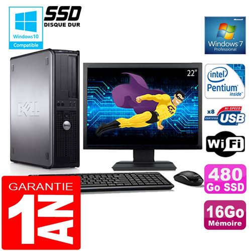 Acheter Pc dell 780 dt intel e5300 ram 16go disque 480 go ssd wifi w7 ecran 22' État correct - 249,00 € Pc dell 780 dt intel e5300 ram 16go disque 480 go ssd wifi w7 ecran 22' État correct - Dell reconditionné disponible sur Fnac