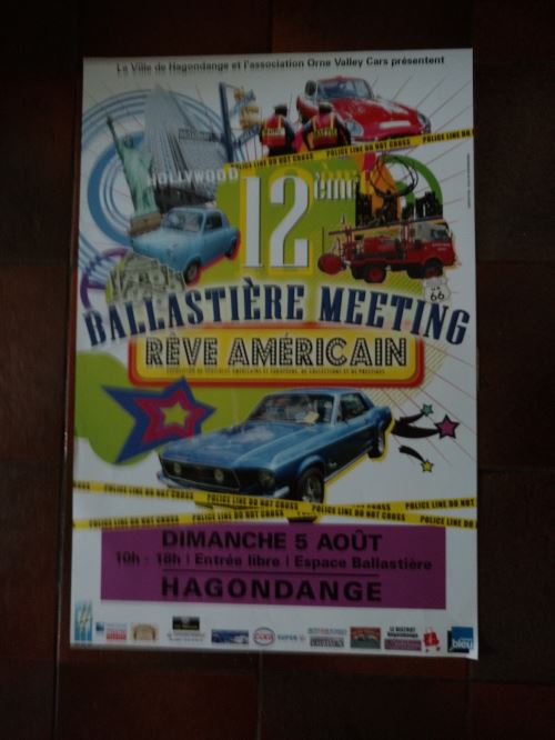 Ballastière Meeting - Rêve Américain - AFFICHE État correct - N/A reconditionné disponible sur Fnac