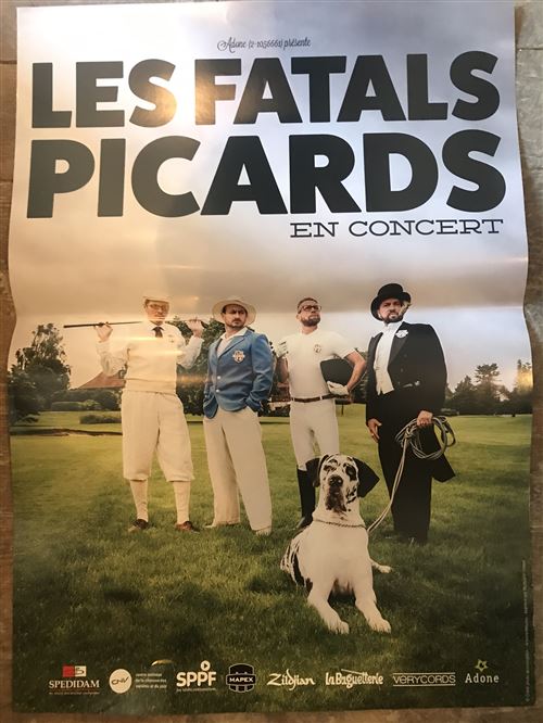 Les FATALS PICARDS - En Concert 2020 - 80x120cm - Affiche État correct - N/A reconditionné disponible sur Fnac