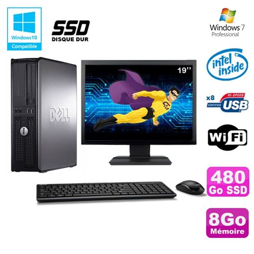 Acheter Pc dell optiplex 780 dt intel e5200 2,5ghz 8go 480go ssd wifi w7 ecran 19' État correct - 199,00 € Pc dell optiplex 780 dt intel e5200 2,5ghz 8go 480go ssd wifi w7 ecran 19' État correct - Dell reconditionné disponible sur Fnac