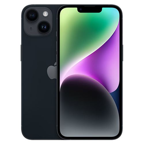 APPLE iPhone 14 6,1'' 256 Go Noir Minuit - Reconditionné Avec Batterie neuve État correct - N/A reconditionné disponible sur Fnac