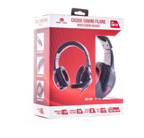 Micro-caque gaming Freaks And Geeks SWX-300 Noir pour PS4, Xbox One et Nintendo Switch État correct - N/A reconditionné disponible sur Fnac