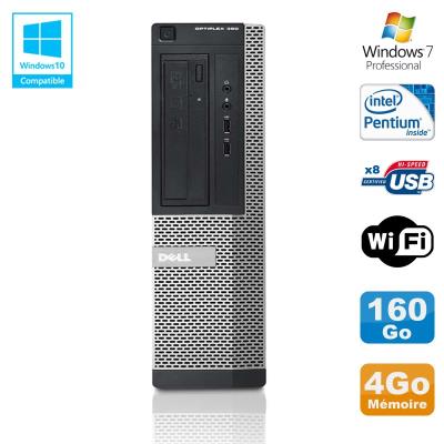 Acheter Pc dell optiplex 390 dt g630 2.7ghz 4go 160go graveur dvd wifi hdmi win 7 pro État correct - 159,00 € Pc dell optiplex 390 dt g630 2.7ghz 4go 160go graveur dvd wifi hdmi win 7 pro État correct - Dell reconditionné disponible sur Fnac