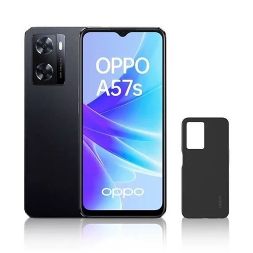 OPPO A57S 128Go 4G Noir + Coque de protection État correct - N/A reconditionné disponible sur Fnac