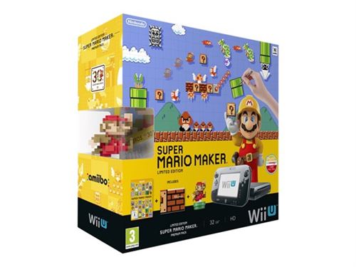 Acheter Nintendo Wii U - Super Mario Maker Wii U Premium Pack - console de jeux - Full HD, Full HD, HD, 480p, 480i - noir - Super Mario Maker État correct - 209,90 € Nintendo Wii U - Super Mario Maker Wii U Premium Pack - console de jeux - Full HD, Full HD, HD, 480p, 480i - noir - Super Mario Maker État correct - N/A reconditionné disponible sur Fnac