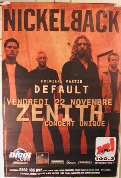 NickelBack - 80x120 cm - AFFICHE / POSTER État correct - N/A reconditionné disponible sur Fnac