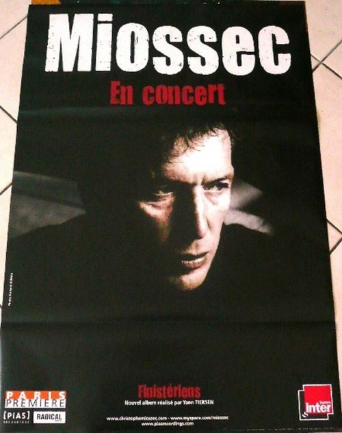 MIOSSEC - 70x100 cm - AFFICHE / POSTER État correct - N/A reconditionné disponible sur Fnac