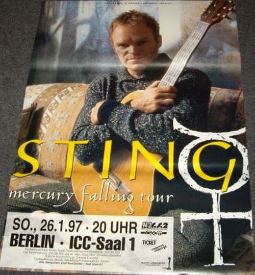 Acheter Sting - 60x84 cm - AFFICHE / POSTER État correct - 16,99 € Sting - 60x84 cm - AFFICHE / POSTER État correct - N/A reconditionné disponible sur Fnac