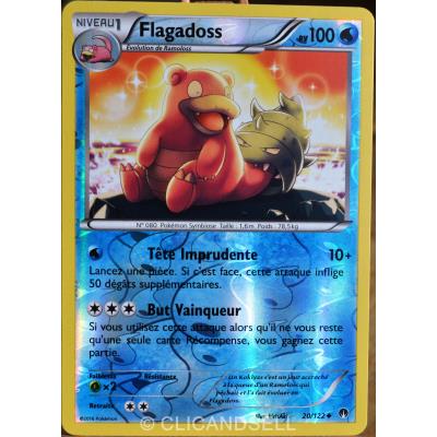 carte Pokémon 20/122 Flagadoss 100 PV - REVERSE XY - Rupture Turbo NEUF FR État correct - Pokémon reconditionné disponible sur Fnac