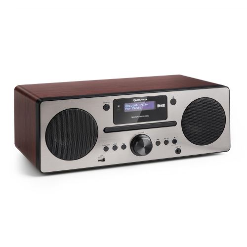 auna Harvard Micro chaîne DAB+ tuner radio FM lecteur CD Bluetooth USB -marron État correct - N/A reconditionné disponible sur Fnac
