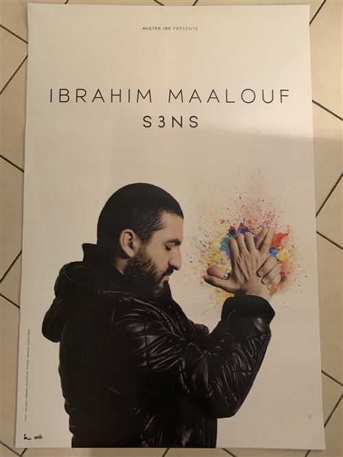 Ibrahim MAALOUF - S3ns - Sens - 80x120cm - Affiche État correct - N/A reconditionné disponible sur Fnac