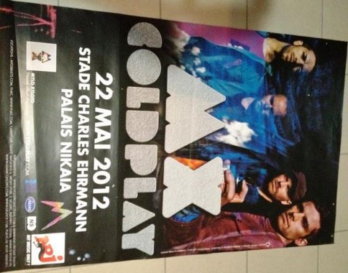 COLDPLAY - 80x120 cm - AFFICHE / POSTER État correct - N/A reconditionné disponible sur Fnac