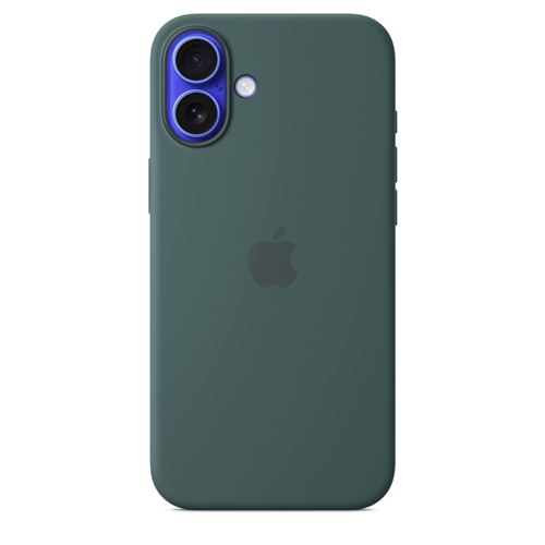 Coque en silicone avec MagSafe pour iPhone 16 Plus Vert lacustre État correct - Apple reconditionné disponible sur Fnac