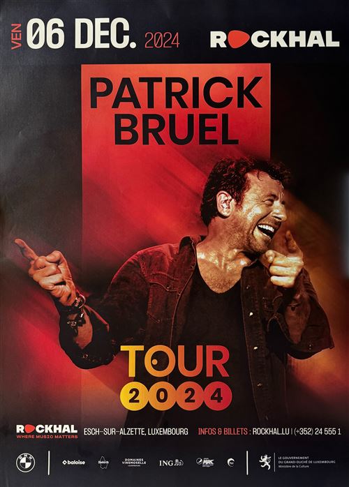Acheter Affiche - Patrick Bruel - Concert Luxembourg 2024 - 60x86cm État correct - 20,99 € Affiche - Patrick Bruel - Concert Luxembourg 2024 - 60x86cm État correct - N/A reconditionné disponible sur Fnac