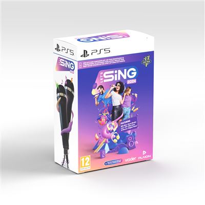 LET'S SING 2024 - HIT INT + 2 MIC FR PS5 État correct - N/A reconditionné disponible sur Fnac