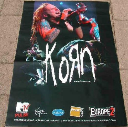 Acheter KORN - 80x120 cm - AFFICHE / POSTER État correct - 17,99 € KORN - 80x120 cm - AFFICHE / POSTER État correct - N/A reconditionné disponible sur Fnac