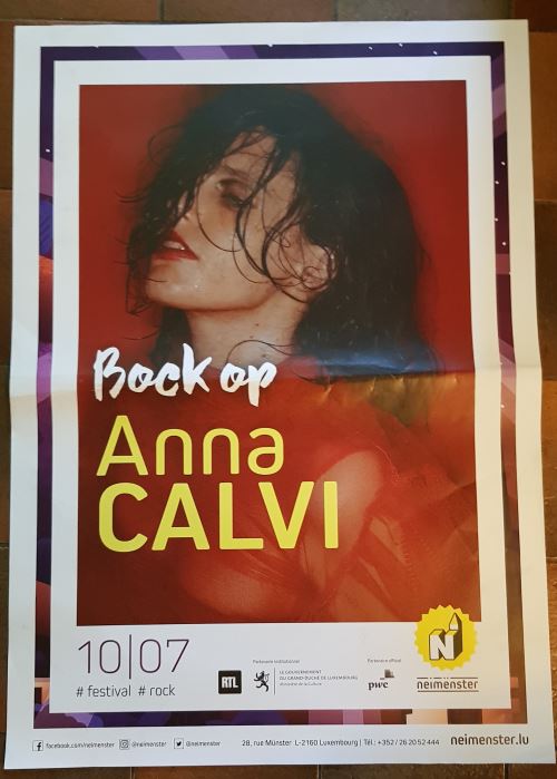 Anna CALVI - 2019 - AFFICHE État correct - N/A reconditionné disponible sur Fnac