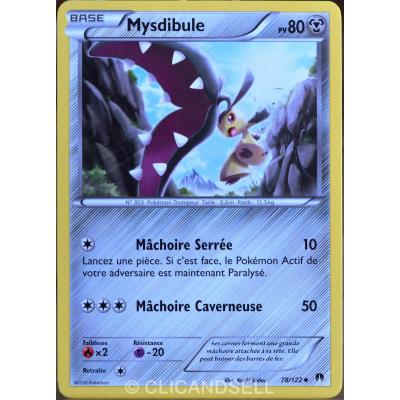 carte Pokémon 78/122 Mysdibule 80 PV XY - Rupture Turbo NEUF FR État correct - Pokémon reconditionné disponible sur Fnac