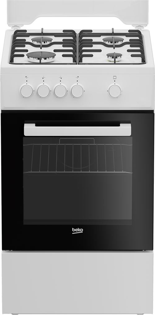 Cuisinière gaz BEKO FSG522DWC État correct - Beko reconditionné disponible sur Fnac