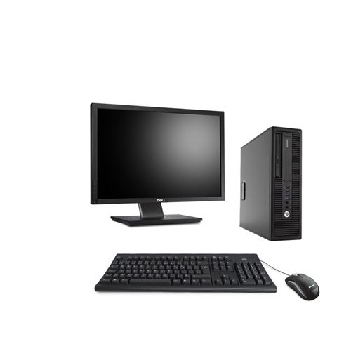 Ordinateur de bureau - HP EliteDesk 800 G2 SFF - 8Go -500Go HDD + Ecran 22'' État correct - N/A reconditionné disponible sur Fnac