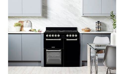 Piano de cuisson LEISURE CUISINEMASTER PRO 90CM GAZ NOIR - PR90F560K État correct - N/A reconditionné disponible sur Fnac