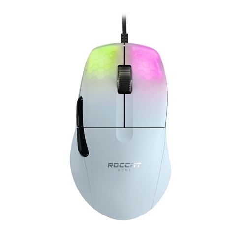 Souris Gaming sans fil Bluetooth Roccat Kone Pro Blanc État correct - Roccat reconditionné disponible sur Fnac