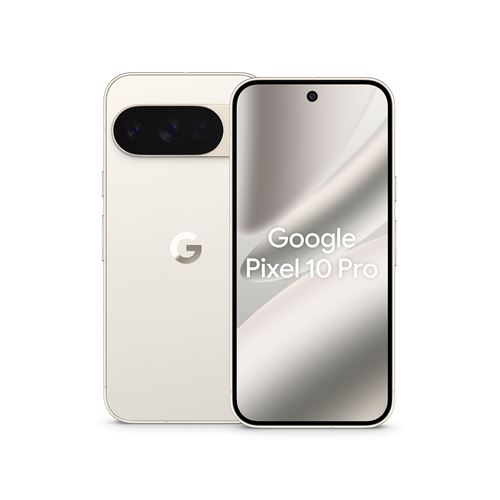 Smartphone Google Pixel 10 Pro 6,3"" 5G Double SIM 128 Go Porcelaine État correct - Google reconditionné disponible sur Fnac