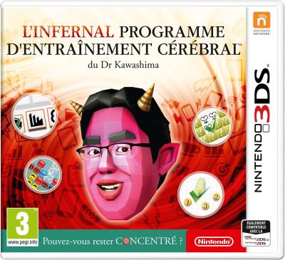 Acheter L'infernal programme d'entraînement cérébral du Docteur Kawashima 3DS État correct - 10,69 € L'infernal programme d'entraînement cérébral du Docteur Kawashima 3DS État correct - Nintendo reconditionné disponible sur Fnac