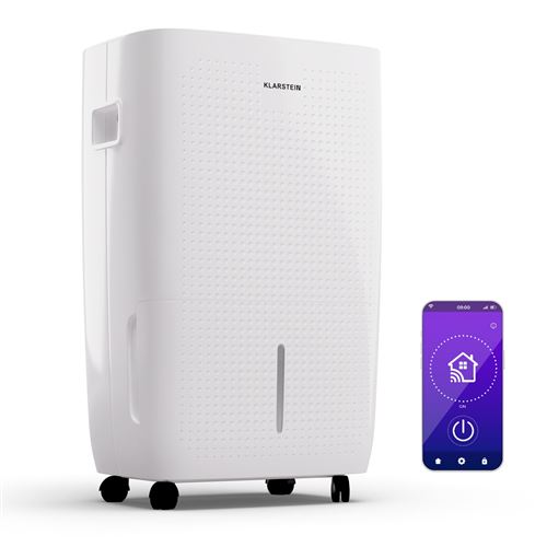 Klarstein Déshumidificateur d'air Smart, APP WiFi, Absorbeur d'Humidité, 60L, 65 m², Blanc - État correct N/A sur Fnac