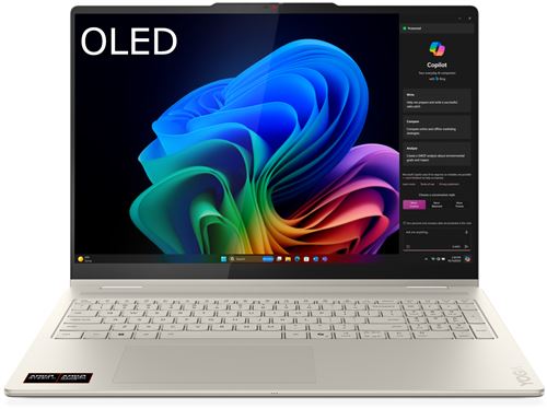 Acheter PC 2 en 1 Lenovo Yoga 7 16AKP10 16'' OLED 2.8k 120 Hz écran tactile Copilot+PC AMD Ryzen™ 7 AI 16 Go RAM 512 Go SSD Gris sable État correct - 730,99 € PC 2 en 1 Lenovo Yoga 7 16AKP10 16'' OLED 2.8k 120 Hz écran tactile Copilot+PC AMD Ryzen™ 7 AI 16 Go RAM 512 Go SSD Gris sable État correct - Lenovo reconditionné disponible sur Fnac