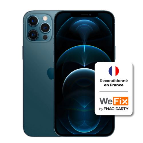 Apple iphone 12 Pro - Grade B - 128GB - Bleu Reconditionné en France par WeFix État correct - N/A reconditionné disponible sur Fnac