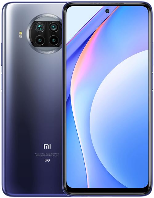 Xiaomi MI 10T Lite 5G - 5G smartphone - double SIM - RAM 6 Go / Internal Memory 64 Go - Écran LCD - 6.67"" - 2400 x 1080 pixels (120 Hz) - 4x caméras arrière 64 MP, 8 MP, 2 MP, 2 MP - front camera 16 MP - bleu atlantique État correct - Xiaomi reconditionné disponible sur Fnac