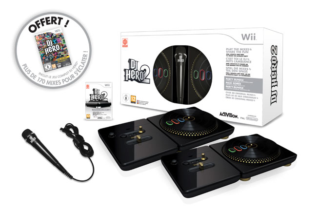 Acheter DJ Hero 2 Party Pack Collector Wii + DJ Hero offert État correct - 182,17 € DJ Hero 2 Party Pack Collector Wii + DJ Hero offert État correct - Activision Blizzard reconditionné disponible sur Fnac