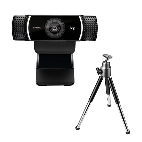 Webcam microphone stéréo intégré Logitech C9222 Pro Full HD Noir État correct - Logitech reconditionné disponible sur Fnac