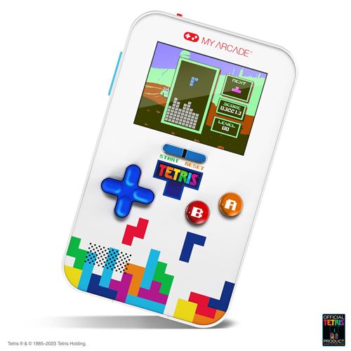 Console rétrogaming Just For Games Go Gamer Classic Portable Tetris Blanc et Bleu État correct - Just For Games reconditionné disponible sur Fnac