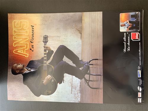 ANIS - La chance... - En Concert - 40x60cm - Affiche État correct - N/A reconditionné disponible sur Fnac
