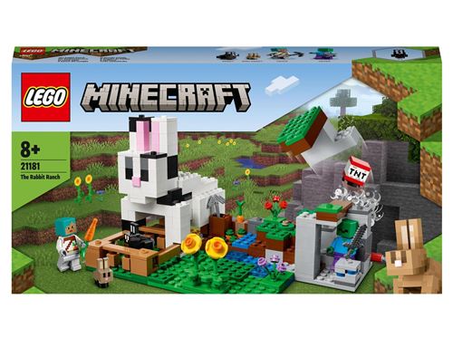 Acheter LEGO® Minecraft 21181 Le ranch lapin État correct - 114,75 € LEGO® Minecraft 21181 Le ranch lapin État correct - LEGO Minecraft reconditionné disponible sur Fnac