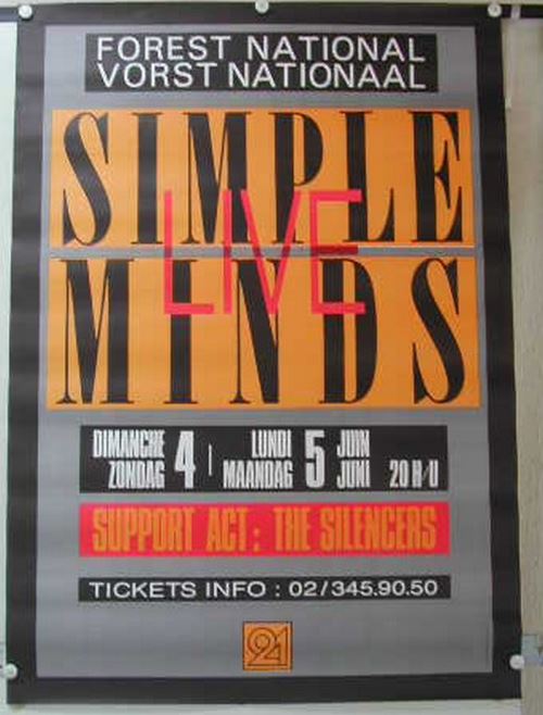 Simple Minds - 65x91 cm - AFFICHE / POSTER État correct - N/A reconditionné disponible sur Fnac