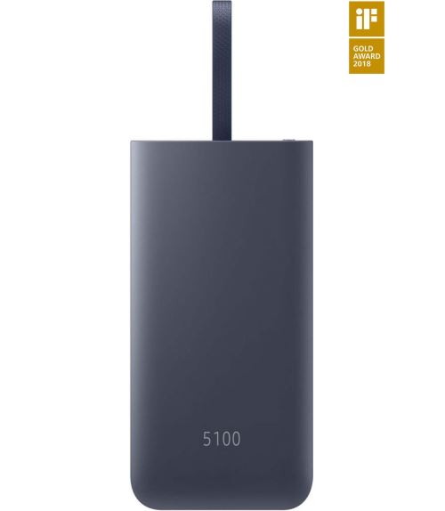 Batterie externe Samsung Charge rapide USB-C Combo 5100 mAh Bleu État correct - Samsung reconditionné disponible sur Fnac
