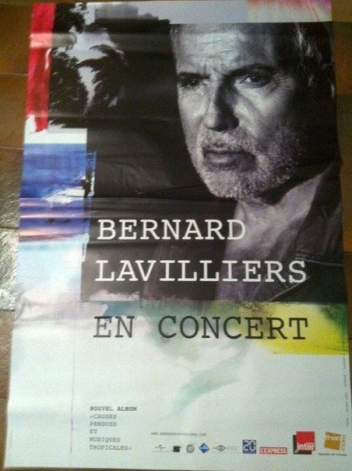 Bernard LAVILLIERS - 80x120 cm - AFFICHE / POSTER État correct - N/A reconditionné disponible sur Fnac