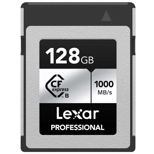 Carte mémoire CFexpress Lexar Professional type B 128 Go Argent État correct - Lexar reconditionné disponible sur Fnac