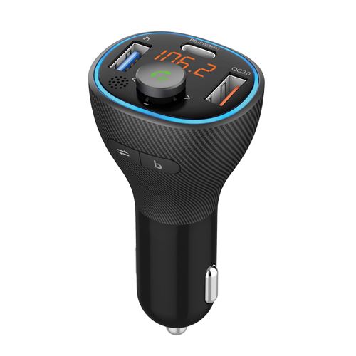 Transmetteur FM Bluetooth LED Wefix Noir kit mains libres État correct -  reconditionné disponible sur Fnac