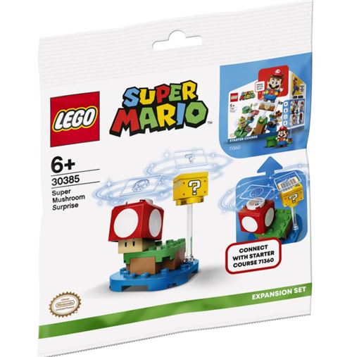 Acheter LEGO® Super Mario™ 30385 Super Mushroom Surprise État correct - 16,00 € LEGO® Super Mario™ 30385 Super Mushroom Surprise État correct - Lego reconditionné disponible sur Fnac