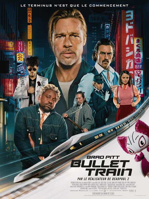 Affiche de Cinéma Originale - Bullet train - 2022 - Brad Pitt - 120x160cm État correct - N/A reconditionné disponible sur Fnac