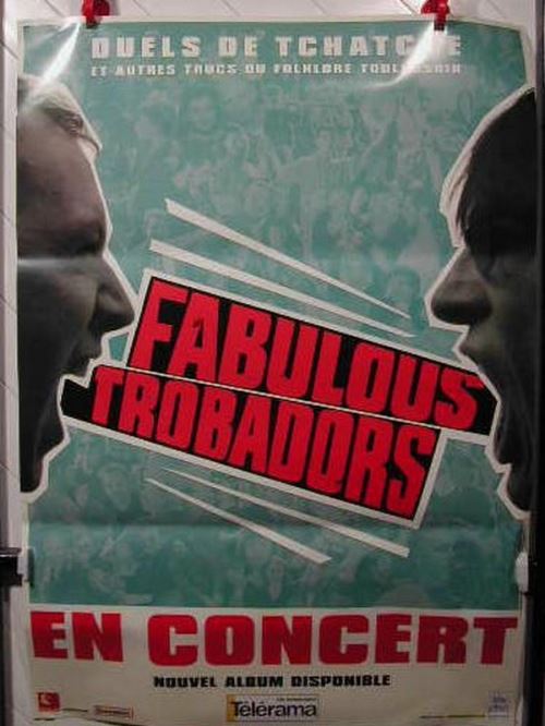 Acheter FABULOUS TROBADORS - 70X100 cm - AFFICHE / POSTER État correct - 17,99 € FABULOUS TROBADORS - 70X100 cm - AFFICHE / POSTER État correct - reconditionné disponible sur Fnac
