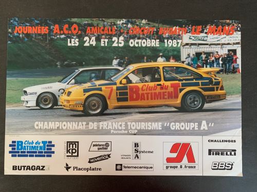 24H du Mans - 1987 - Porsche Cup - AFFICHE État correct - N/A reconditionné disponible sur Fnac