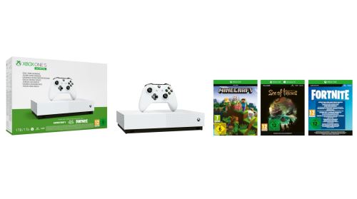Microsoft Xbox One S All-Digital Edition - Console de jeux - 4K - HDR - 1 To HDD - blanc État correct - Microsoft reconditionné disponible sur Fnac